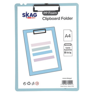 SKAG ΝΤΟΣΙΕ ΜΕ ΠΙΑΣΤΡΑ A4 (21x29,7cm) ΠΑΣΤΕΛ ΓΑΛΑΖΙΟ 302012
