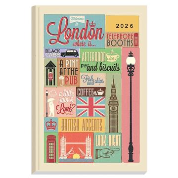 2026 ΗΜΕΡΟΛΟΓΙΟ ΗΜΕΡΗΣΙΟ 12x17cm ΣΚΛΗΡΟΔΕΤΟ GALLERY LONDON 022840426 (NEXT)