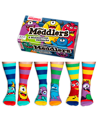 UNITED ODD SOCKS ΠΑΙΔΙΚΕΣ ΚΑΛΤΣΕΣ No 30 1/2-38 1/2 THE MEDDLERS (3 PAIRS) 9401019