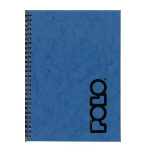 POLO ΤΕΤΡΑΔΙΟ ΣΠΙΡΑΛ 17x25cm 2 ΘΕΜΑΤΩΝ 60φ CLASSIC NOTE ΜΠΛΕ 919081 (ΠΛΑΣΤΙΚΟ ΔΙΑΦΑΝΟ ΕΞΩΦΥΛΛΟ)
