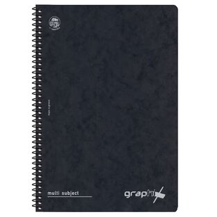SPECIAL BY TYPOTRUST ΤΕΤΡΑΔΙΟ ΣΠΙΡΑΛ GRAPHIX ΠΡΕΣΠΑΝ A4 (21x29,7cm) 3 ΘΕΜΑΤΩΝ 90φ ΜΑΥΡΟ