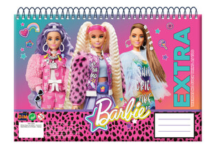 GIM ΜΠΛΟΚ ΖΩΓΡΑΦΙΚΗΣ 23x33cm 30φ BARBIE EXTRA THERE IS NO SUCH THING AS TOO 34976413
