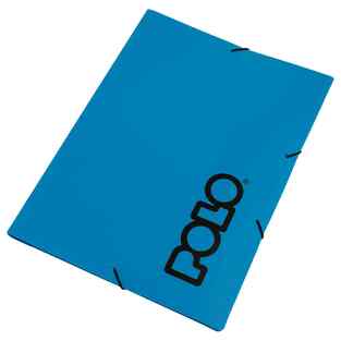 POLO ΝΤΟΣΙΕ ΦΑΚΕΛΟΣ ΜΕ ΛΑΣΤΙΧΟ 25x35cm PP ΠΛΑΣΤΙΚΟΣ 919052 ΜΠΛΕ