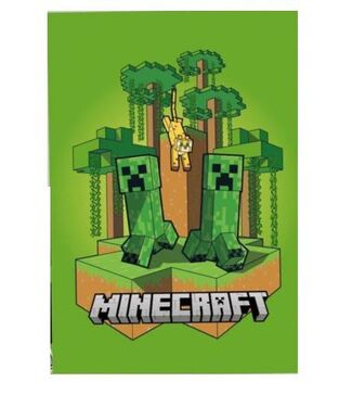 GRAFFITI ΤΕΤΡΑΔΙΟ ΚΑΡΦΙΤΣΑ 17x25cm 40φ MINECRAFT ΠΡΑΣΙΝΟ 24800