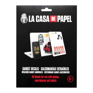TECH STICKERS PACK ΣΕΤ ΜΕ ΑΥΤΟΚΟΛΛΗΤΑ LA CASA DE PAPEL 32τεμ GDGE001