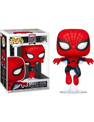 FUNKO POPMARVEL 80 YEARS SPIDERMAN FIRST APPEARANCE 593 BOBBLE HEAD VINYL FIGURE