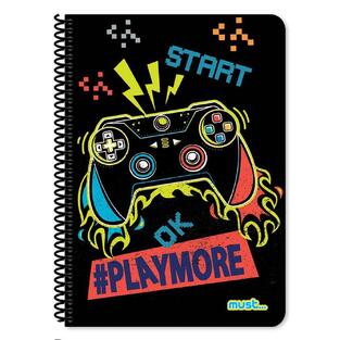 MUST ΤΕΤΡΑΔΙΟ ΣΠΙΡΑΛ A4 21x29,7cm 1 ΘΕΜΑΤΟΣ 30φ PLAYMORE 584451