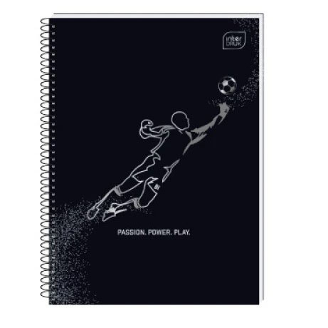INTERDRUK ΤΕΤΡΑΔΙΟ ΣΠΙΡΑΛ 17x25cm 2 ΘΕΜΑΤΩΝ 60φ METALLIC SPORT ΤΕΡΜΑΤΟΦΥΛΑΚΑΣ