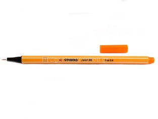 STABILO POINT ΜΑΡΚΑΔΟΡΑΚΙ 88 30 PALE VERMILLION ΠΟΡΤΟΚΑΛΙ 0.4mm