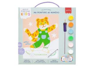 LA PETITE EPICERIE ΣΕΤ ΖΩΓΡΑΦΙΚΗΣ PAINTING BY NUMBERS PETIT PINCEAU KIDS TITI SKATE 351000