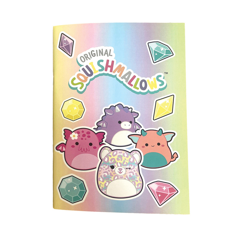GIM ΤΕΤΡΑΔΙΟ ΚΑΡΦΙΤΣΑ 17x25cm 40φ SQUISHMALLOWS ΚΙΤΡΙΝΟ 363 34400