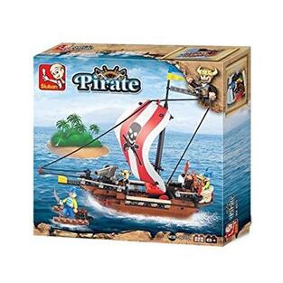SLUBAN ΠΑΙΔΙΚΟ ΠΑΙΧΝΙΔΙ ΜΕ ΤΟΥΒΛΑΚΙΑ B0279 PIRATE SHIP (ΠΕΙΡΑΤΙΚΟ ΚΑΡΑΒΙ) 226PCS