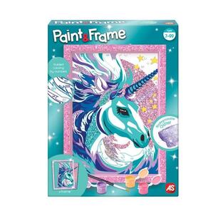 AS COMPANY PAINT AND FRAME FAIRYTALE UNICORN ΜΕ ΓΚΛΙΤΕΡ 1038 41017