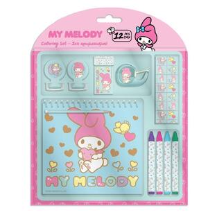 ΣΕΤ ΧΡΩΜΑΤΙΣΜΟΥ 12τεμ 17,5x18,5x2cm MY MELODY 000490175