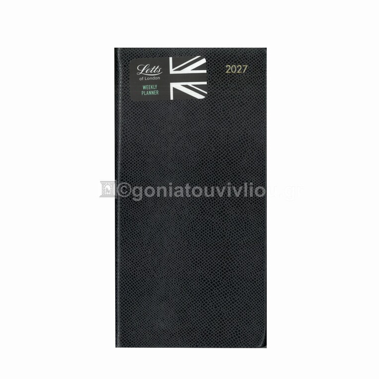 2027 ΗΜΕΡΟΛΟΓΙΟ ΑΤΖΕΝΤΑ LETTS ΕΒΔΟΜΑΔΙΑΙΟ 9x17cm LEGACY SLIM BLUE 27081644