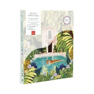 LA PETITE EPICERIE ΣΕΤ ΖΩΓΡΑΦΙΚΗΣ PAINTING BY NUMBERS PETIT PINCEAU TIGER RELAXING IN MY POOL 350065