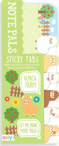 OOLY ΑΥΤΟΚΟΛΛΗΤΟΙ ΣΕΛΙΔΟΔΕΙΚΤΕΣ ΧΑΡΤΙΝΟΙ ALPACA FARM 121003