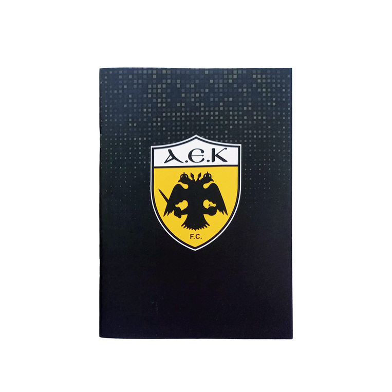 BACK ME UP ΤΕΤΡΑΔΙΟ ΚΑΡΦΙΤΣΑ 17x25cm 40φ ΑΕΚ OFFICIAL LOGO 38600400