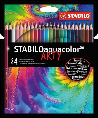 STABILO ΞΥΛΟΜΠΟΓΙΕΣ ΑΚΟΥΑΡΕΛΑΣ AQUACOLOR 24 ΧΡΩΜΑΤΑ 1624 1 20
