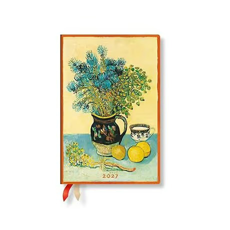 2027 ΗΜΕΡΟΛΟΓΙΟ ΗΜΕΡΗΣΙΟ PAPERBLANKS MINI 9,5x14cm VAN GOGH S STILL LIFE (ΣΚΛΗΡΟ ΕΞΩΦΥΛΛΟ) DE18927