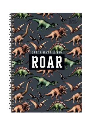 INTERDRUK ΤΕΤΡΑΔΙΟ ΣΠΙΡΑΛ A4 (21x29,7cm) 3 ΘΕΜΑΤΩΝ 90φ BOYS ROAR
