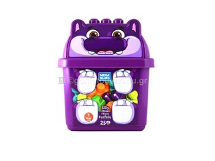 MATTEL MEGA BLOKS ΚΟΥΒΑΔΑΚΙ ΜΕ ΤΟΥΒΛΑΚΙΑ SILLY HIPPO GRV21