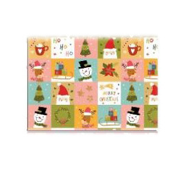 DESCRIBO ΧΑΡΤΙ ΠΕΡΙΤΥΛΙΓΜΑΤΟΣ ΧΡΙΣΤΟΥΓΕΝΝΙΑΤΙΚΟ ΣΕ ΡΟΛΟ 70cm x 2m ΠΟΛΥΧΡΩΜΟ ΜΕ ΧΙΟΝΑΝΘΡΩΠΟ DES0053