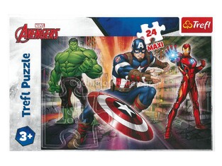 TREFL MAXI ΠΑΖΛ 24τεμ IN THE WORLD OF AVENGERS 14321