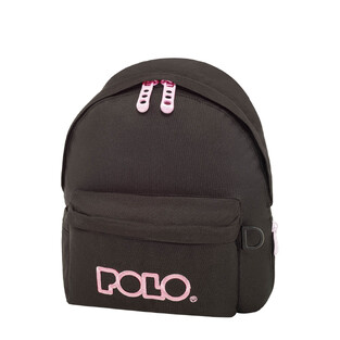 POLO ΤΣΑΝΤΑ ΣΑΚΙΔΙΟ ΒΟΛΤΑΣ MINI ΜΑΥΡΗ ΜΕ ΜΩΒ ΛΙΛΑ ΛΕΠΤΟΜΕΡΕΙΕΣ 901067 2046