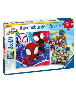 RAVENSBURGER ΠΑΖΛ 3Χ49τεμ MARVEL SPIDEY AND HIS AMAZING FRIENDS 05730