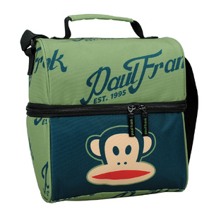 BACK ME UP PAUL FRANK ΤΣΑΝΤΑΚΙ ΦΑΓΗΤΟΥ VINTAGE ΠΡΑΣΙΝΟ ΛΑΔΙ 376 03221