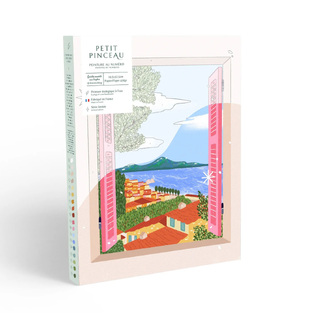 LA PETITE EPICERIE ΣΕΤ ΖΩΓΡΑΦΙΚΗΣ PAINTING BY NUMBERS PETIT PINCEAU FENETRE OUVERTE SUR NAPLES 350020