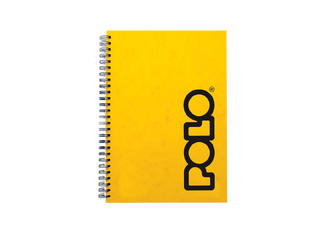 POLO ΤΕΤΡΑΔΙΟ ΣΠΙΡΑΛ A4 (21x29,7cm) 2 ΘΕΜΑΤΩΝ 60φ CLASSIC NOTE ΚΙΤΡΙΝΟ 919084 (ΠΛΑΣΤΙΚΟ ΔΙΑΦΑΝΟ ΕΞΩΦΥΛΛΟ)