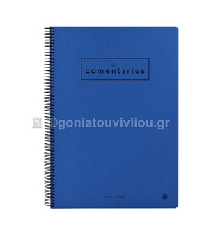 ΝΕΟΧΑΡΤ ΤΕΤΡΑΔΙΟ ΣΠΙΡΑΛ A4 (21x29,7mm) 4 ΘΕΜΑΤΩΝ 120φ COMENTARIUS ΜΠΛΕ 14640