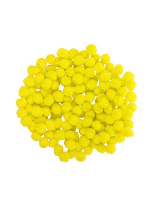 I MONDI ΣΕΤ POM PONS (ΠΟΜ ΠΟΝΣ) 10MM ΚΙΤΡΙΝΟ 200ΤΜΧ 11520040