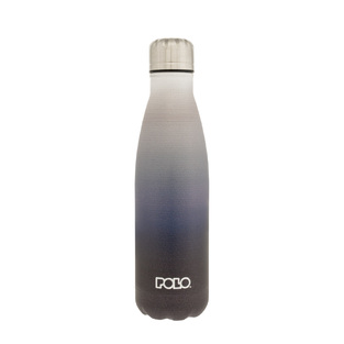 POLO ΠΑΓΟΥΡΙ ΜΠΟΥΚΑΛΙ ΘΕΡΜΟΣ STAINLESS STEEL 500ml GRADIENT 4 ΜΠΛΕ ΓΚΡΙ 949004 8413