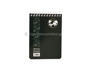 GLOBUS ΜΠΛΟΚ ΣΠΙΡΑΛ 10x14cm 180φ ΡΙΓΕ CLASSIC ΠΡΑΣΙΝΟ G363M