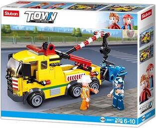 SLUBAN ΠΑΙΔΙΚΟ ΠΑΙΧΝΙΔΙ ΜΕ ΤΟΥΒΛΑΚΙΑ B0877 MOBILE CRANE 205pcs