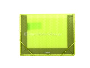 FOLDERMATE ONE ΦΑΚΕΛΟΣ ΝΤΟΣΙΕ ΜΕ ΛΑΣΤΙΧΟ ΠΛΑΣΤΙΚΟ Α4 8CM ΔΙΑΦΑΝΕΣ ΛΑΧΑΝΙ