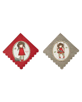 SANTORO GORJUSS RUBY ΧΑΡΤΟΠΕΤΣΕΤΕΣ 8ΤΕΜ BR52391