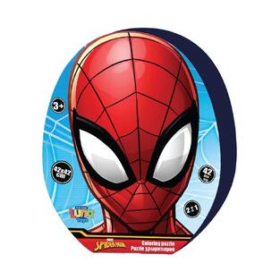 LUNA TOYS ΠΑΖΛ ΧΡΩΜΑΤΙΣΜΟΥ ΔΥΟ ΟΨΕΩΝ 42 ΤΕΜΑΧΙΩΝ SPIDERMAN 508709