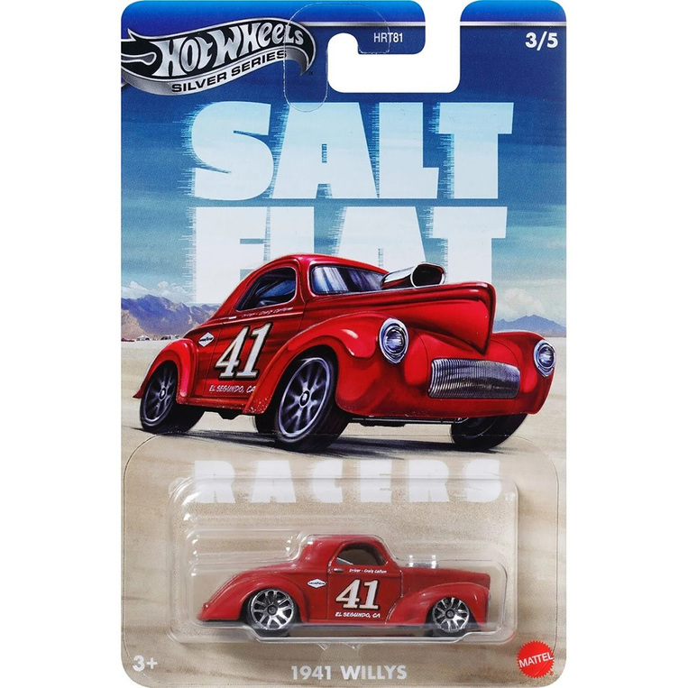 MATTEL ΑΥΤΟΚΙΝΗΤΑΚΙ HOT WHEELS SILVER SERIES SALT FLAT RACERS 1941 WILLYS 3 / 5 HRT81
