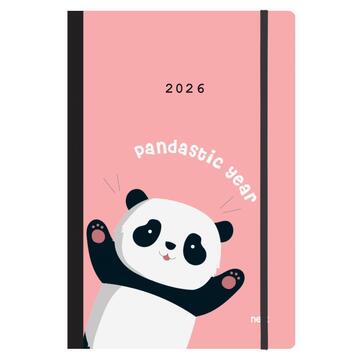 2026 ΗΜΕΡΟΛΟΓΙΟ ΗΜΕΡΗΣΙΟ 12x17cm FLEXI ΜΕ ΛΑΣΤΙΧΟ TRENDS PANDA 020452826 (NEXT)