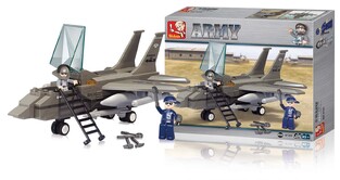 SLUBAN ΠΑΙΔΙΚΟ ΠΑΙΧΝΙΔΙ ΜΕ ΤΟΥΒΛΑΚΙΑ B7200 ARMY FIGHTER AIRCRAFT 142PCS