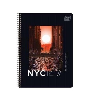 INTERDRUK ΤΕΤΡΑΔΙΟ ΣΠΙΡΑΛ A4 (21x29,7cm) 5 ΘΕΜΑΤΩΝ 125φ CITIES NEW YORK MANHATTAN 111213065