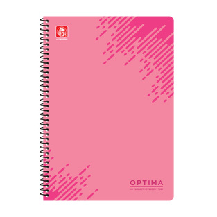SPECIAL BY TYPOTRUST ΤΕΤΡΑΔΙΟ ΣΠΙΡΑΛ OPTIMA A4 (21x29,7cm) 2 ΘΕΜΑΤΩΝ 60φ ΡΟΖ