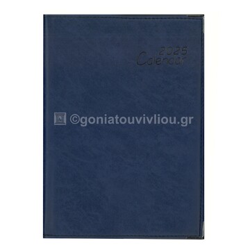 2025 ΗΜΕΡΟΛΟΓΙΟ ΕΒΔΟΜΑΔΙΑΙΟ ΥΠΟΚΙΤΡΙΝΟ 17x24cm ΜΠΛΕ ΣΚΟΥΡΟ ΣΕ ΘΗΚΗ 00 (ΠΛΑΝΟΓΡΑΜΜΑ)