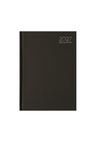 2027 ΗΜΕΡΟΛΟΓΙΟ ΕΒΔΟΜΑΔΙΑΙΟ 21x29cm NOTO ΜΑΥΡΟ ΜΕ ΕΥΡΕΤΗΡΙΟ ΜΗΝΩΝ 73205 (ΛΙΝΑΡΔΑΤΟΣ)