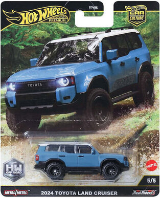 MATTEL HOT WHEELS PREMIUM ΑΥΤΟΚΙΝΗΤΑΚΙ ΣΥΛΛΕΚΤΙΚΟ ΑΓΩΝΙΣΤΚΟ 2024 TOYOTA LAND CRUISER 5 / 5 FPY86