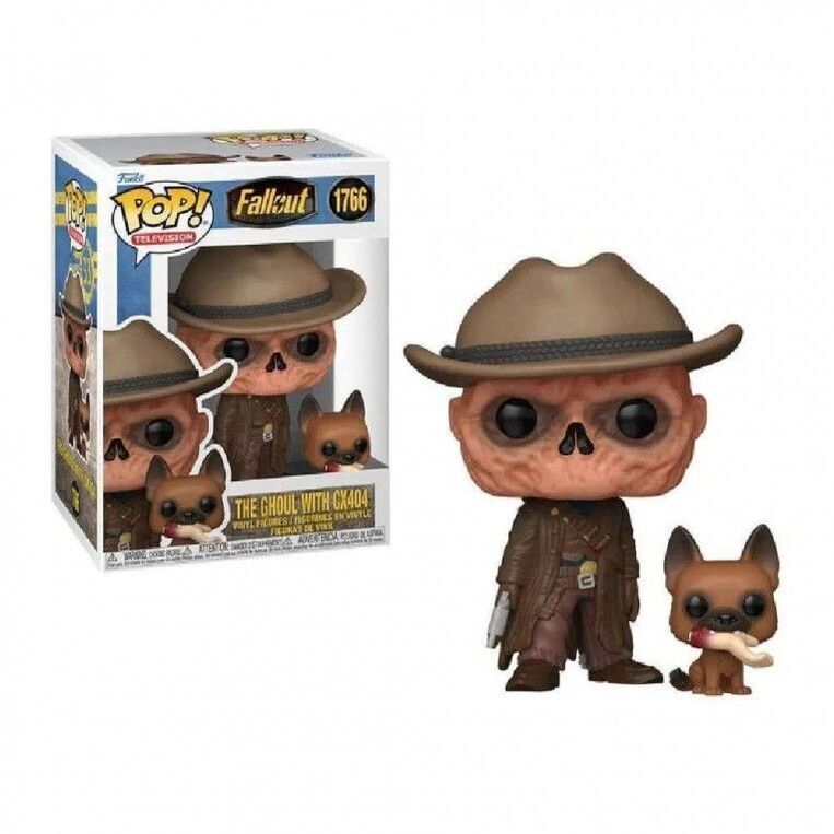 FUNKO POP TELEVISION FALLOUT GHOUL AND CX404 1766 VINYL FIGURE